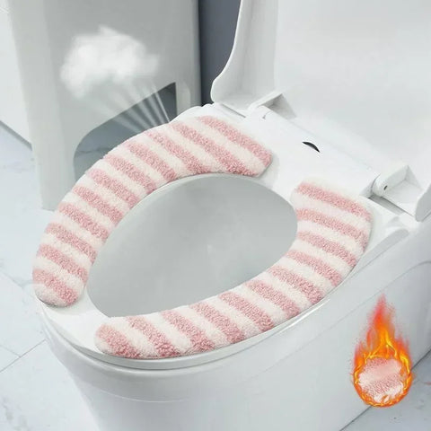 A Pair Toilet Seat Cushion Cover