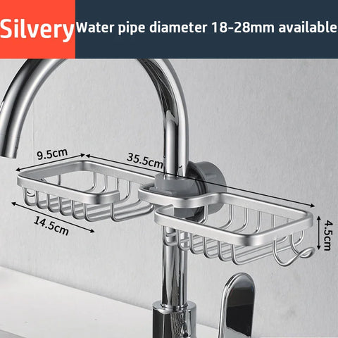Kitchen Sink Sponge Drain Rack