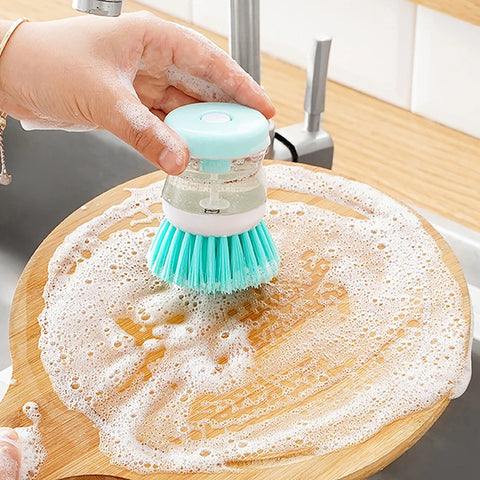 Soap Dispensing Brush