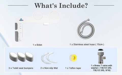 Ultra-thin Toilet Bidet Washer
