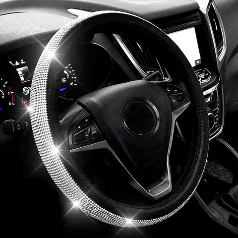 Rhinestones Steering Wheel Cover