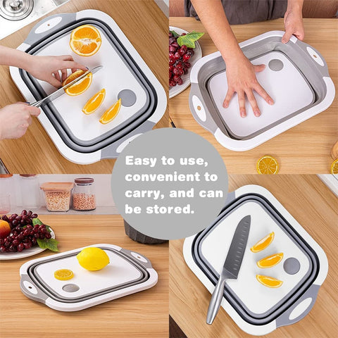 3 in 1 Collapsible Cutting Board