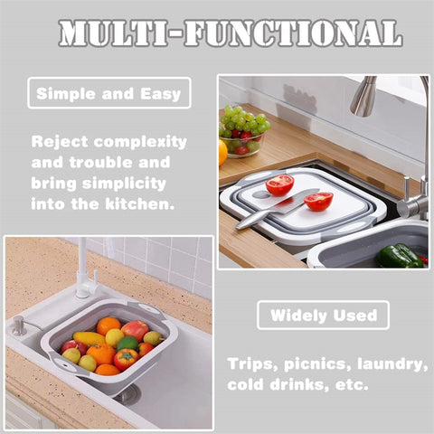 3 in 1 Collapsible Cutting Board