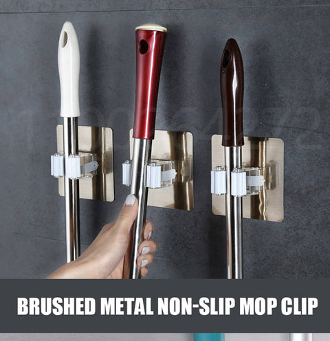 Kitchen Multi-Purpose Mop Holder Hooks