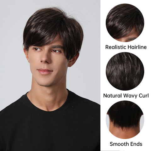 Synthetic Men Hair Wig