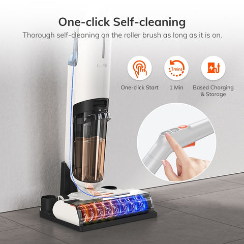 Cordless Wet Dry Self-Cleaning Smart Vacuum Mop Cleaner