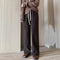 Warm Fleece Wide Leg Pants