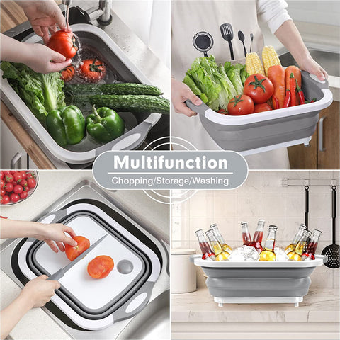 3 in 1 Collapsible Cutting Board