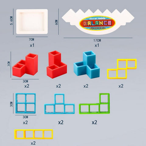 Tetra Tower Blocks Board Game