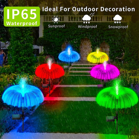 Solar LED Jellyfish Garden Lights