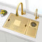 Gold Hidden Kitchen Sink