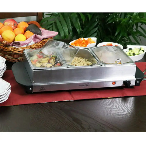 Section Buffet Server & Food Warmer