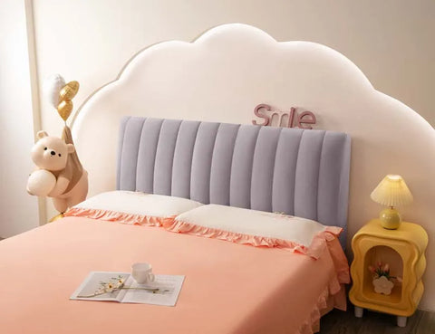 Plush Quilted Bed Headboard Cover