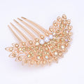 Rhinestone Hollow Out Colorful Flower Hair Pin