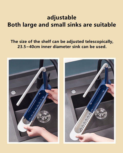 Retractable Sink Sponge Rack