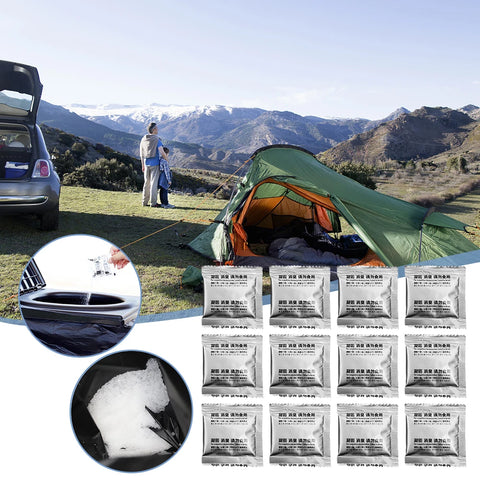 120-12PCS Camping Toilet Absorbent Powder