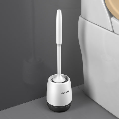 Wall-Mounted Silicone Toilet Brush