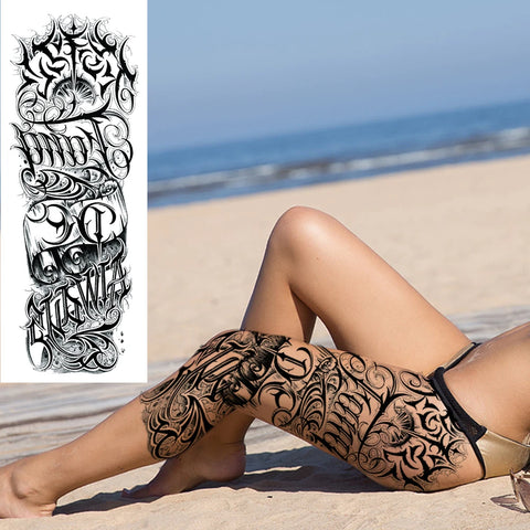 Full Arm Temporary Tattoos