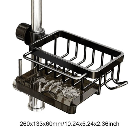 Kitchen Sink Faucet Organizer Sponge Rack