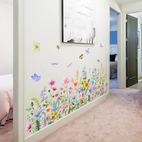 Flowers Wall Decal Sticker
