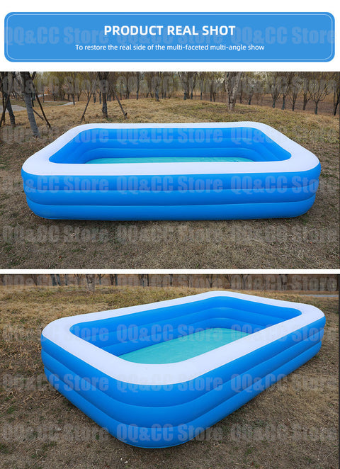 3M/2.6/2M Large Inflatable Swimming Pool