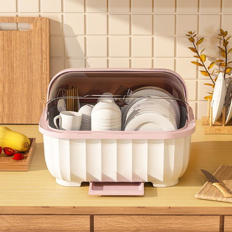 Kitchen Dish Drain Storage Rack