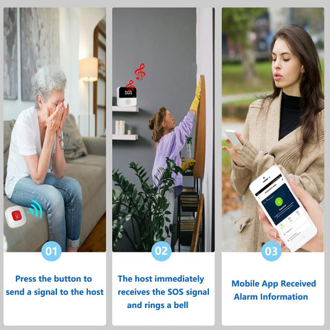 Wireless WiFi Elderly SOS Call Button