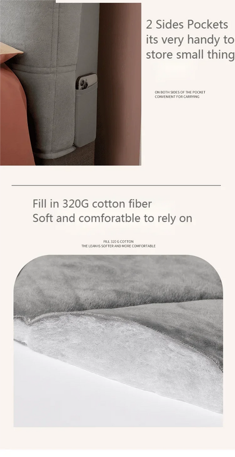 Soft Bed Headboard Cover