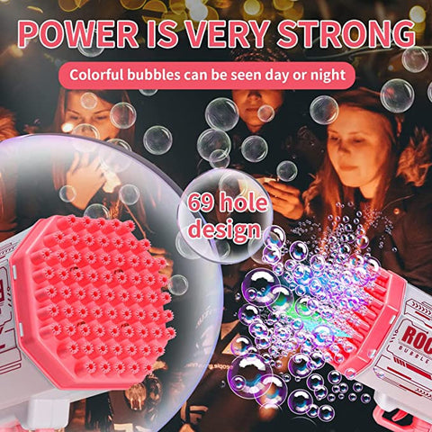 69 Holes Bubbles Machine Gun
