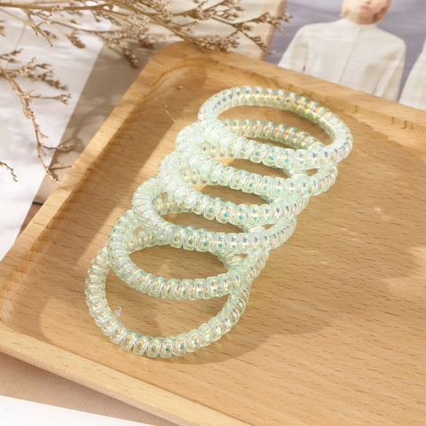 6PCS Spiral Hair Ties