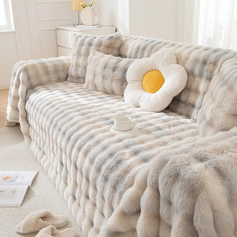 Modern Luxury Plush Sofa Cover