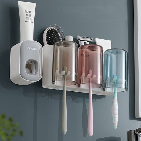 Bathroom Toothbrush Cup Holder