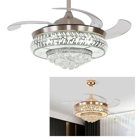 Krysolis Crystal Ceiling Fan