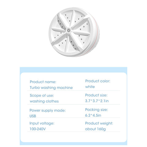 USB Mini Washing Machine Turbo