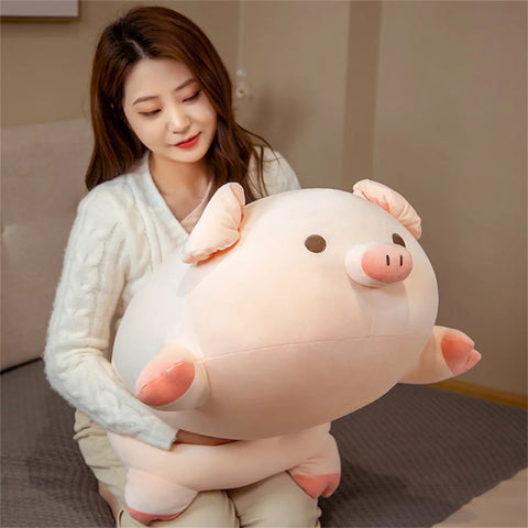 Kawaii Pink Pig Plush Pillow