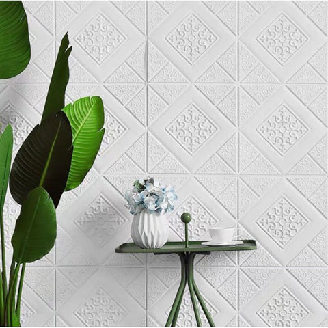 3D Tile Brick Wall Paper