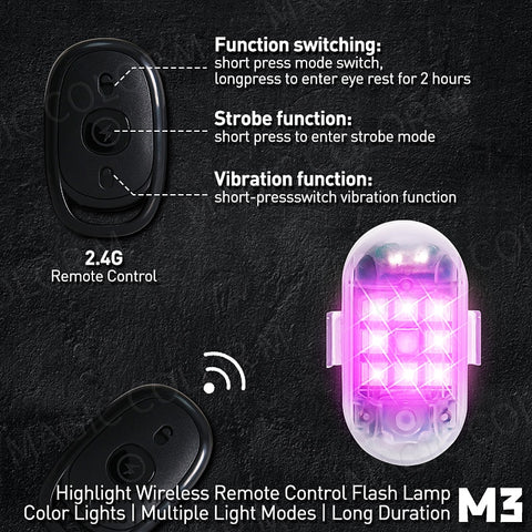 2PCS Wireless LED Light