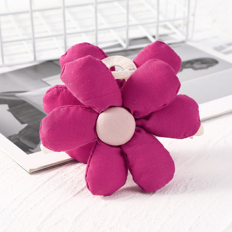40 Styles Plush Synthetic Fabric Flower Hair Claw