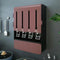 Wall-Mounted Kitchen Spice Seasoning Dispenser Holder Box