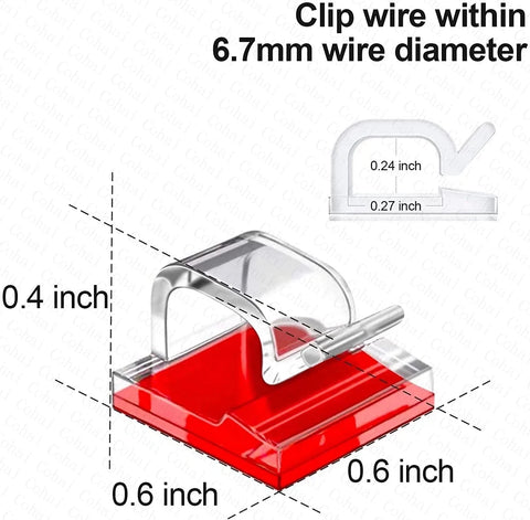 10/20/50PCS Cable Organizer Clips