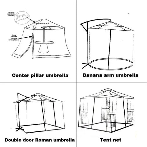 Umbrella Cover Net