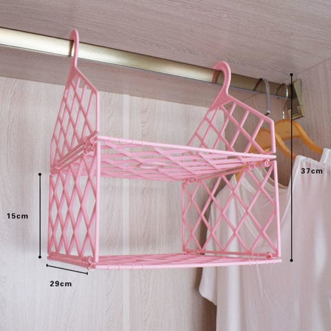 Multilayer Hanging Clothes Shelves