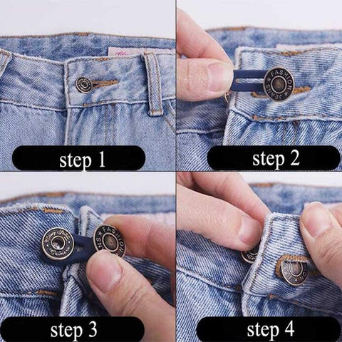 5/10PCS Metal Waist Button Extender