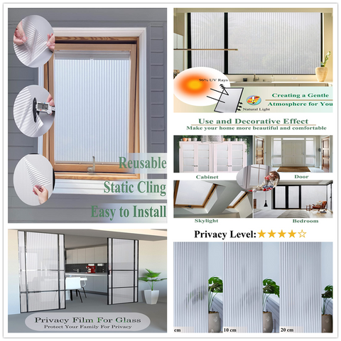 DIY 3D Window Privacy Film