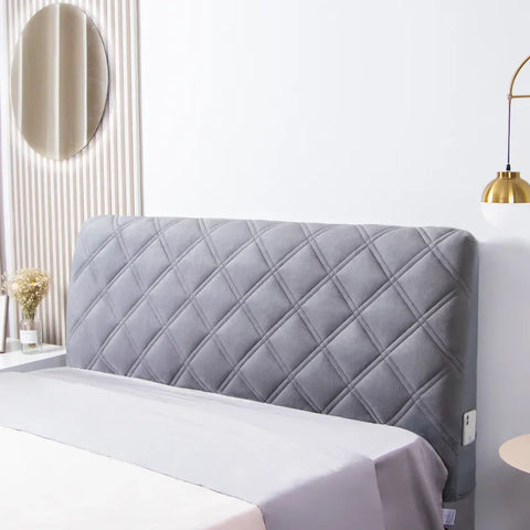 Velvet Soft Bed Headboard Cover