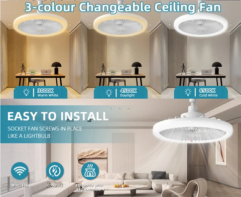 Ceiling Fan with LED Light