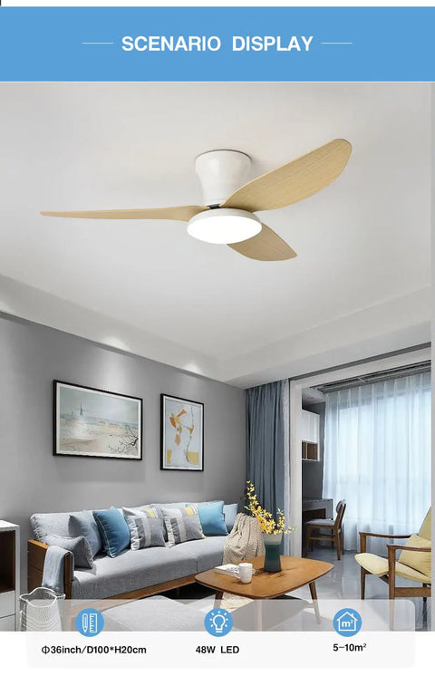 40inch AeroLuxe Lighted Ceiling Fan
