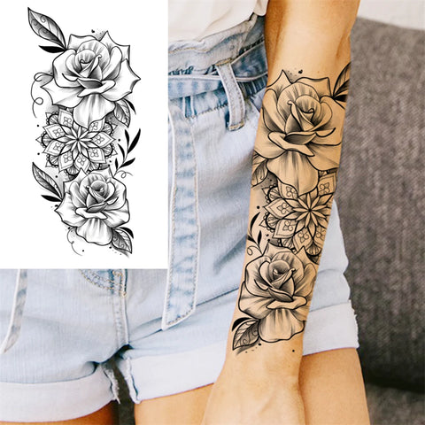 Full Arm Temporary Tattoos