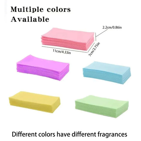 60PCS/Set Mopping Floor Toilet Cleaning Sheets