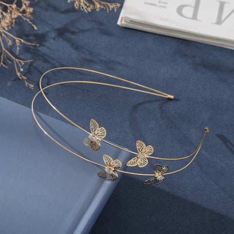 Metal Gold Silver Headband